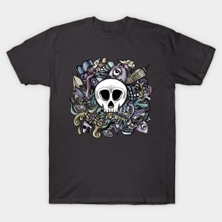 Doodle Skull T-Shirt